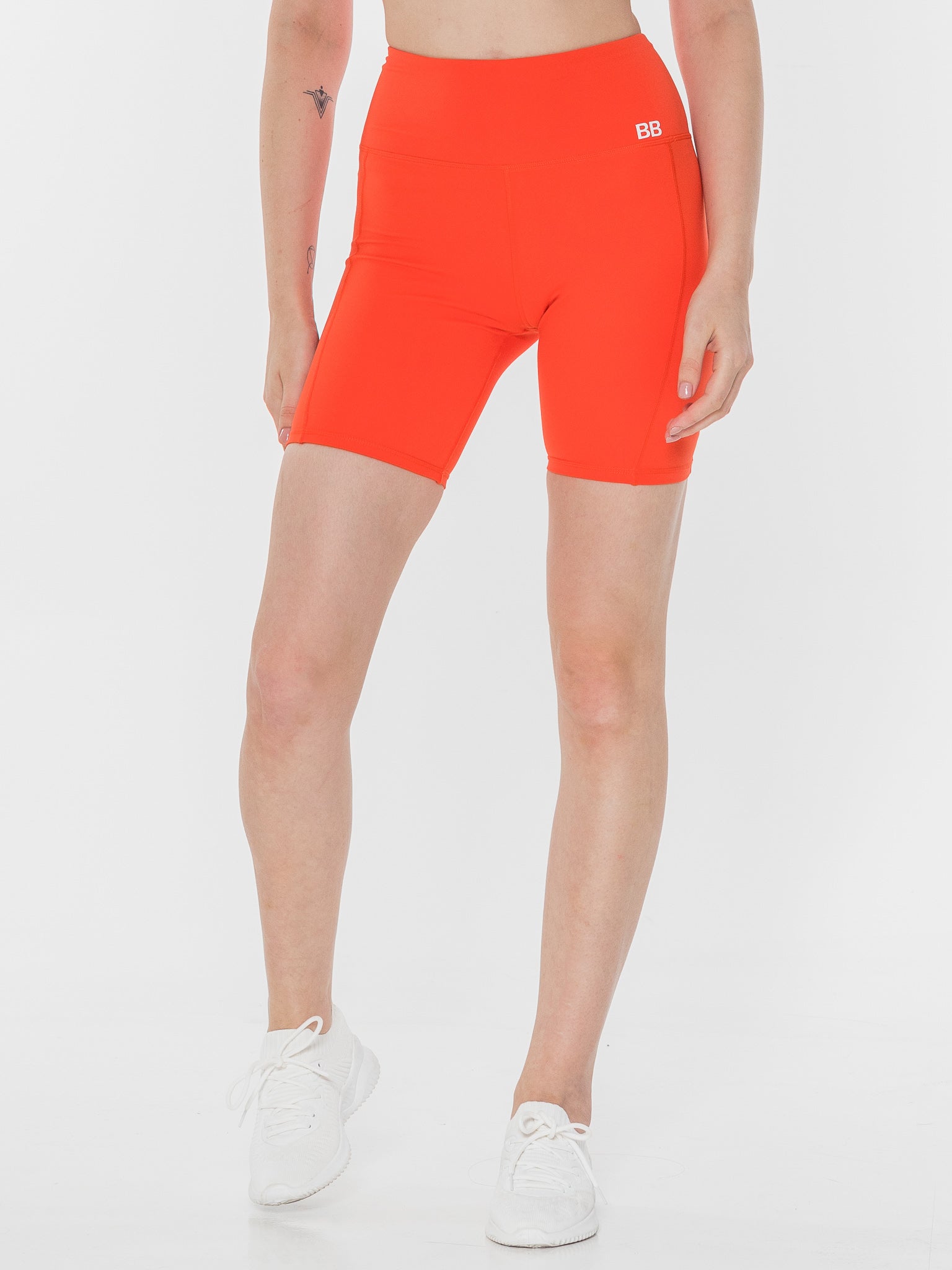 Glam v2 Biker Shorts - Blood Orange