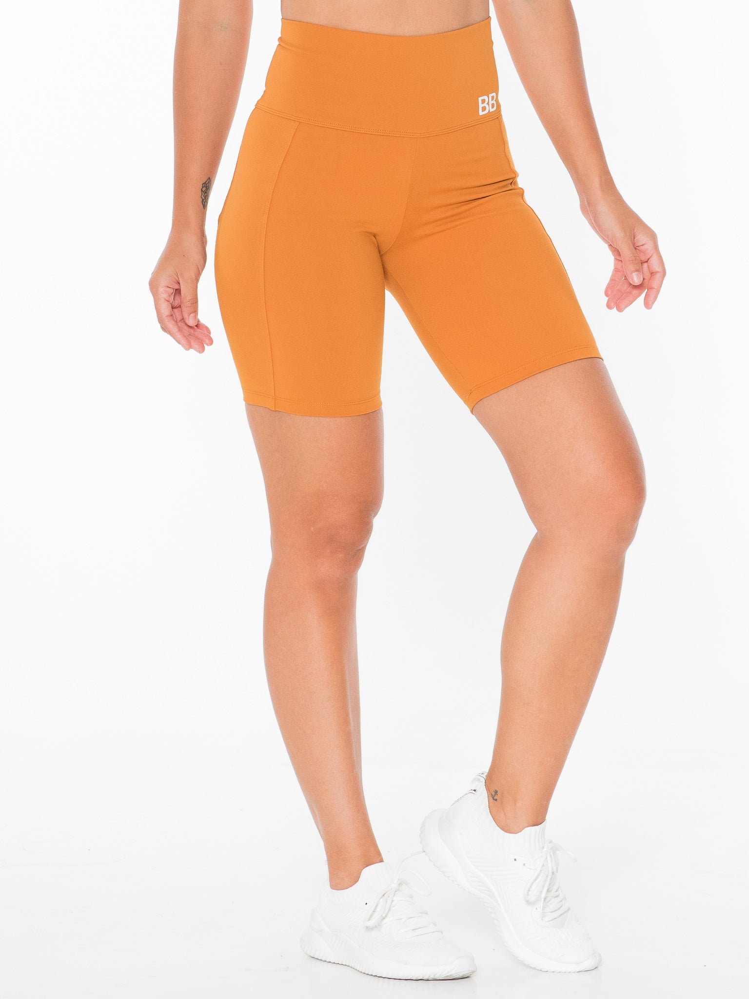 Glam Biker Shorts - Squash