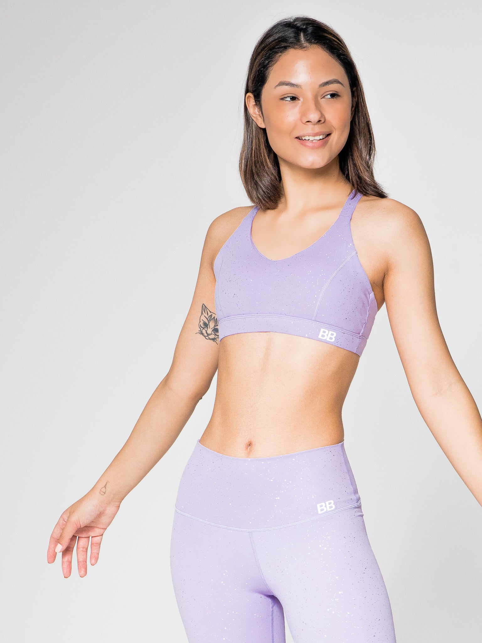 Power Seamless Sports Bra - Lilac