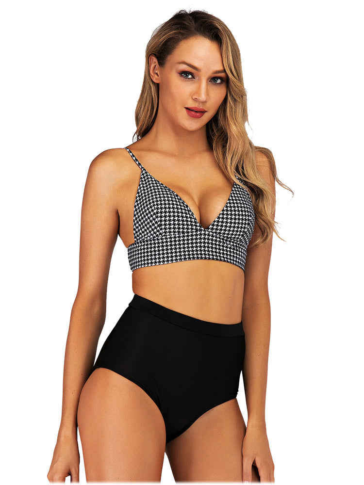 Deco High Waist Bikini Set