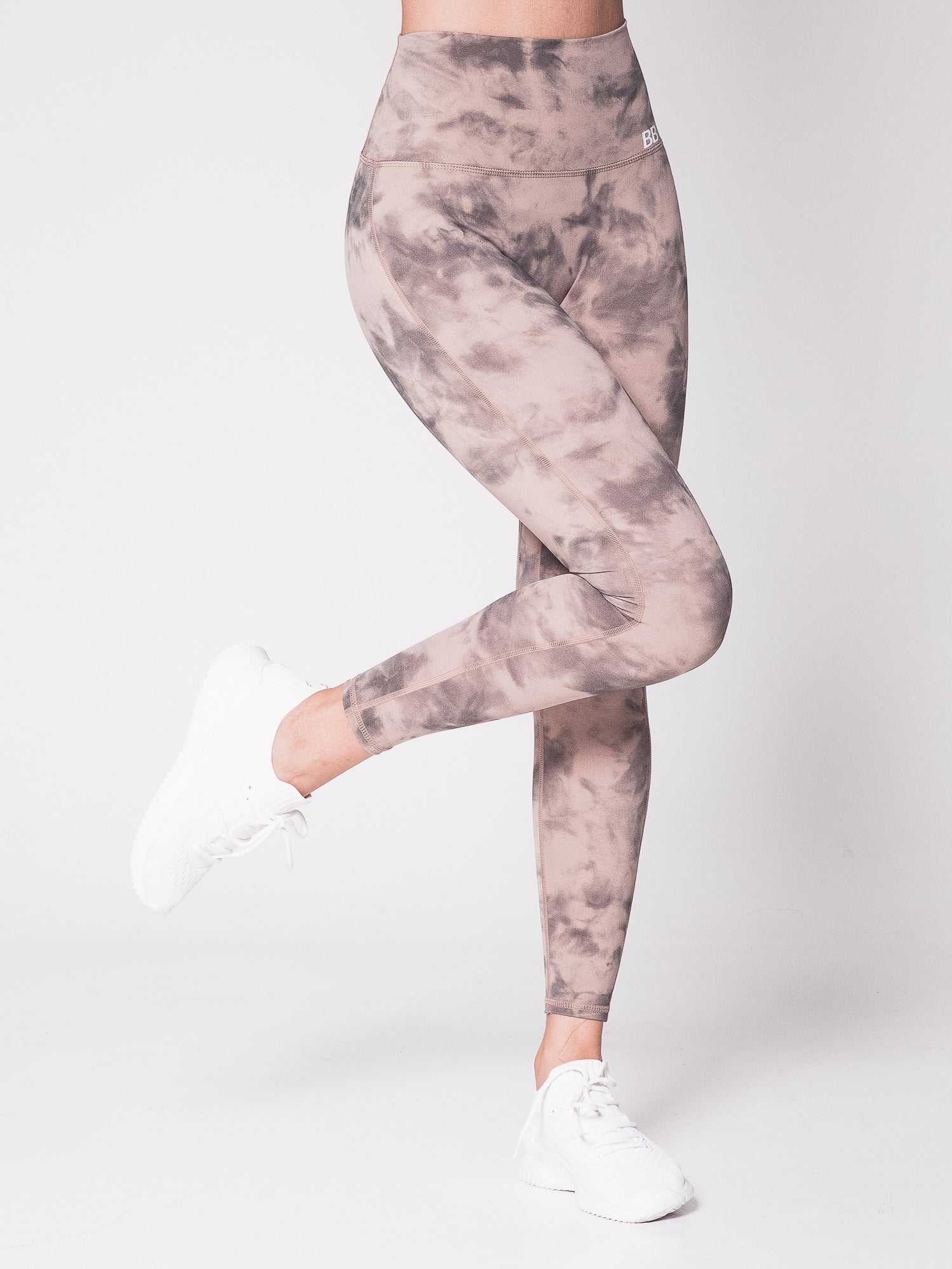 Tie Dyed Party II Tights - Nude