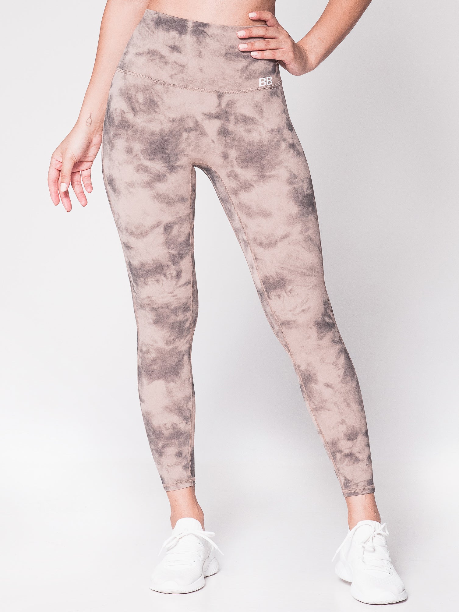 Tie Dyed Party II Tights - Nude