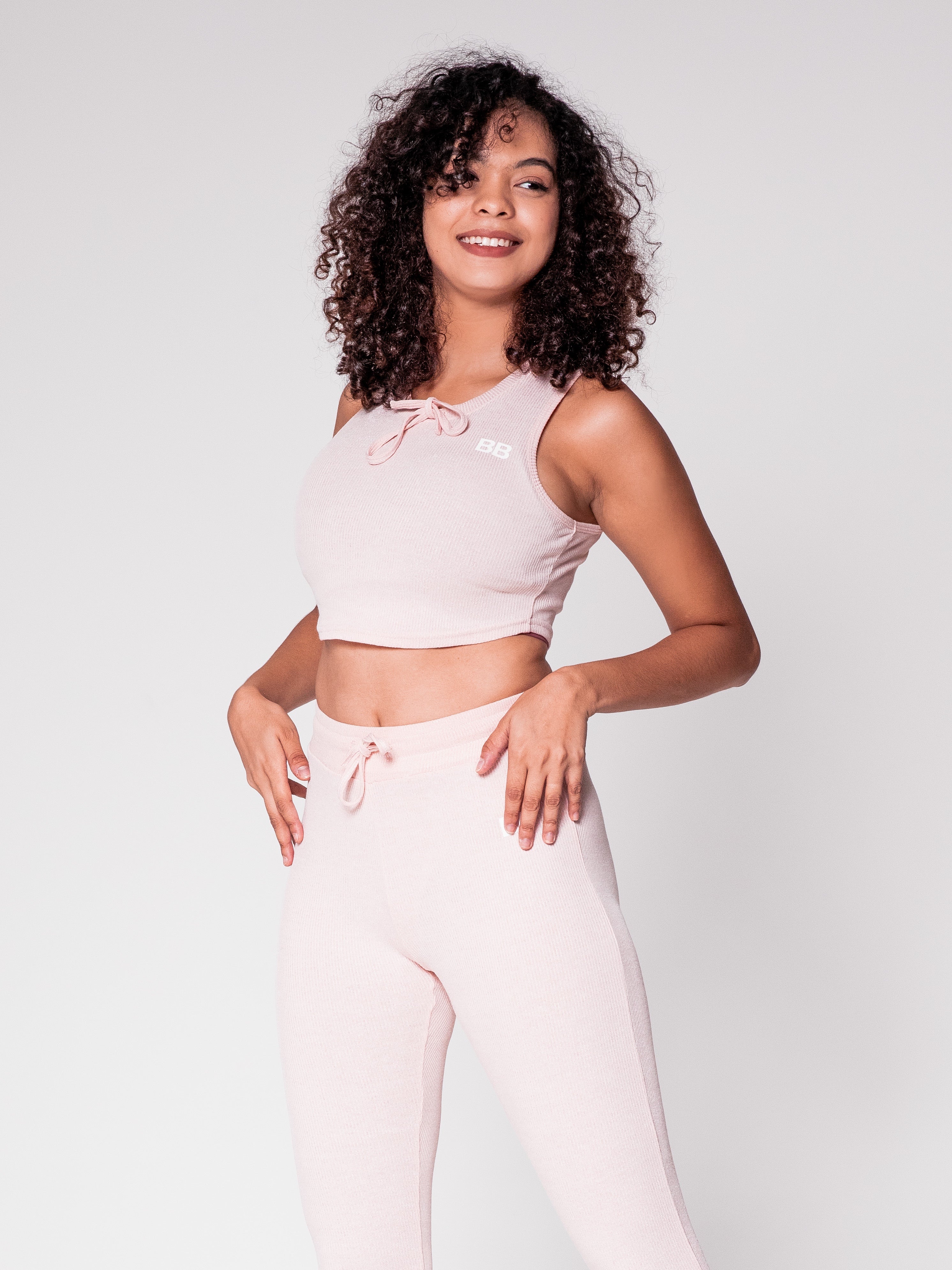 Airweave Crop Tank - Peach