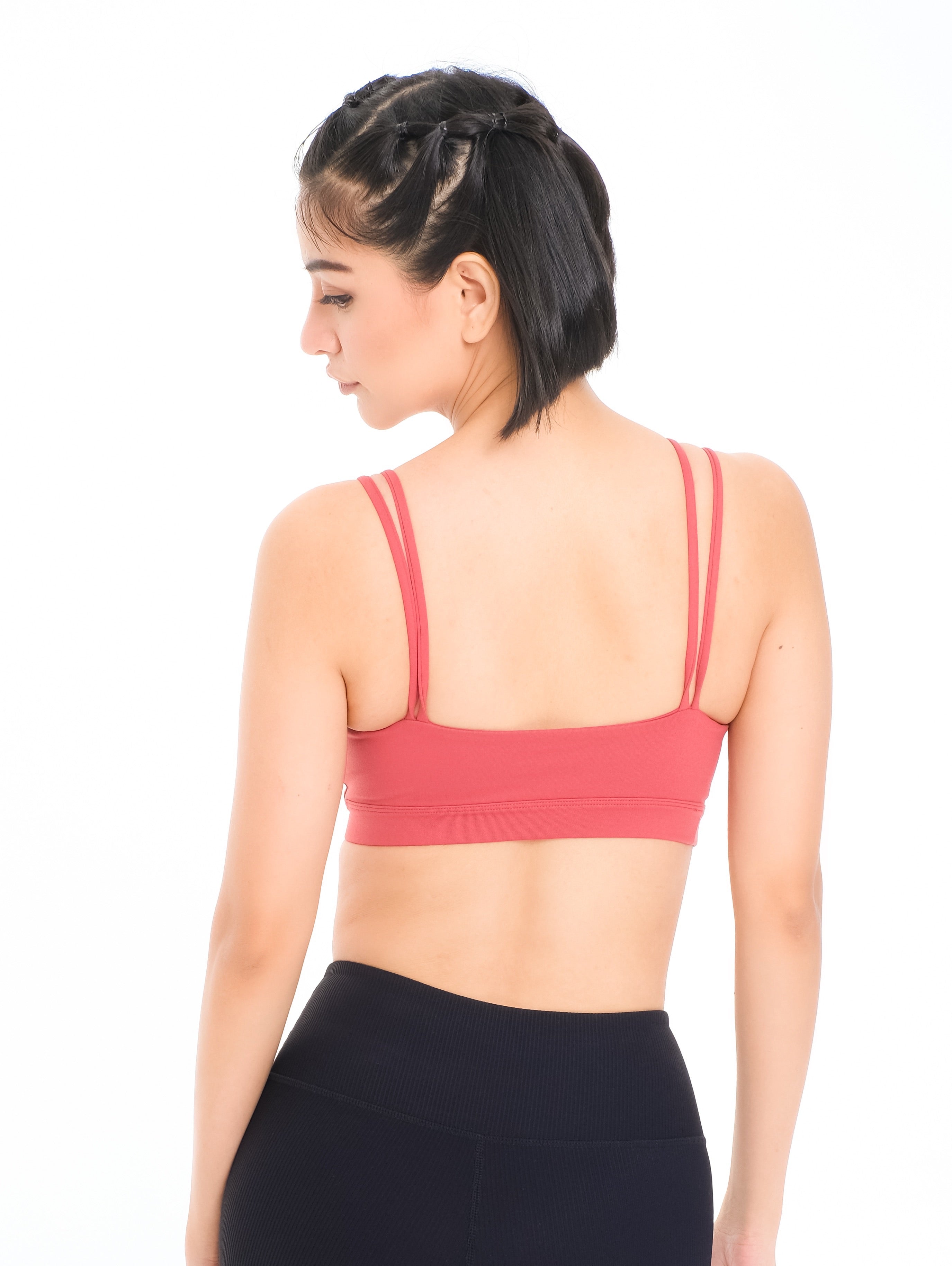 Bunny Bodies Sports Bra - Wine Red