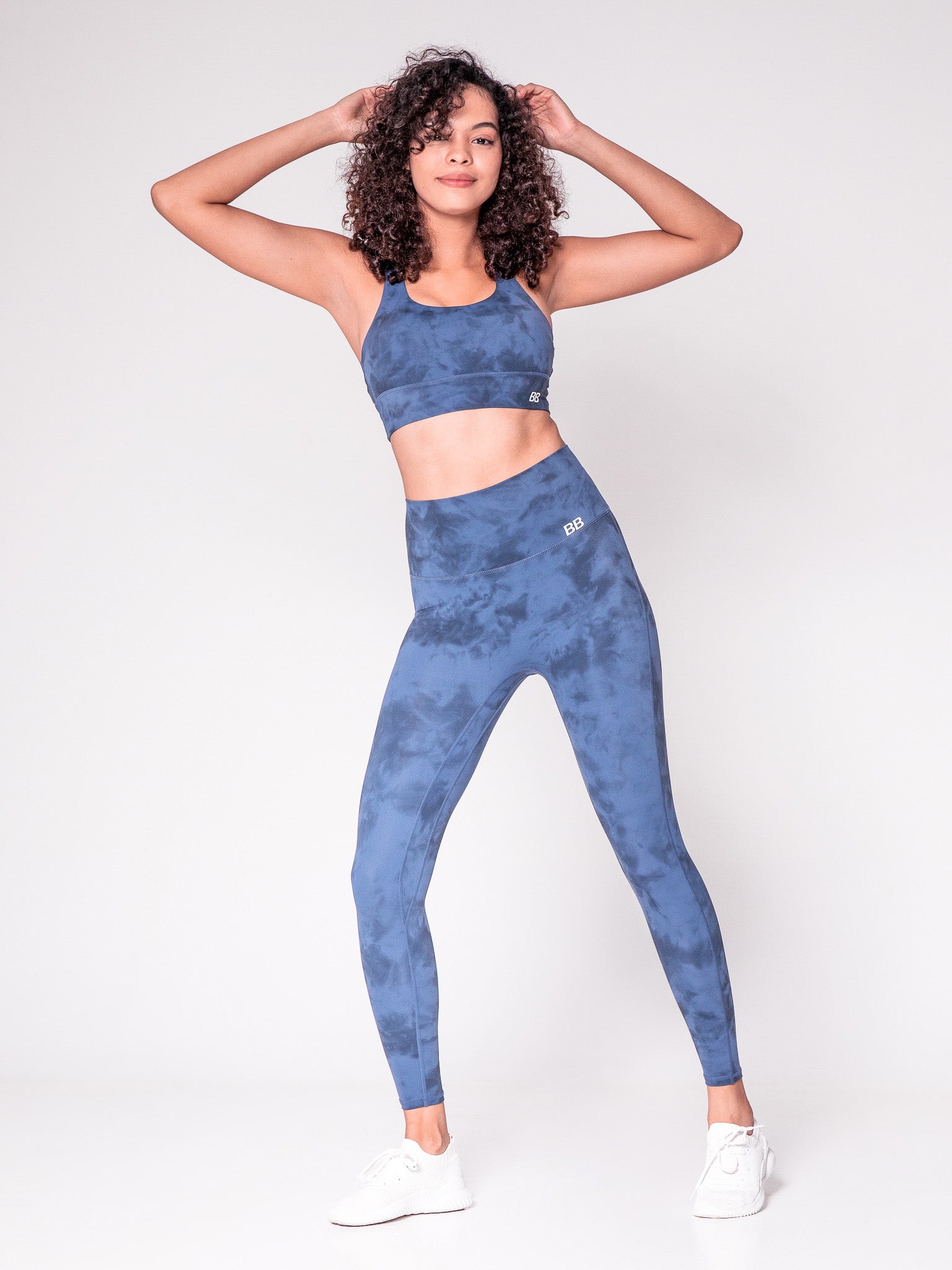 Tie Dyed Party II Tights - Midnight