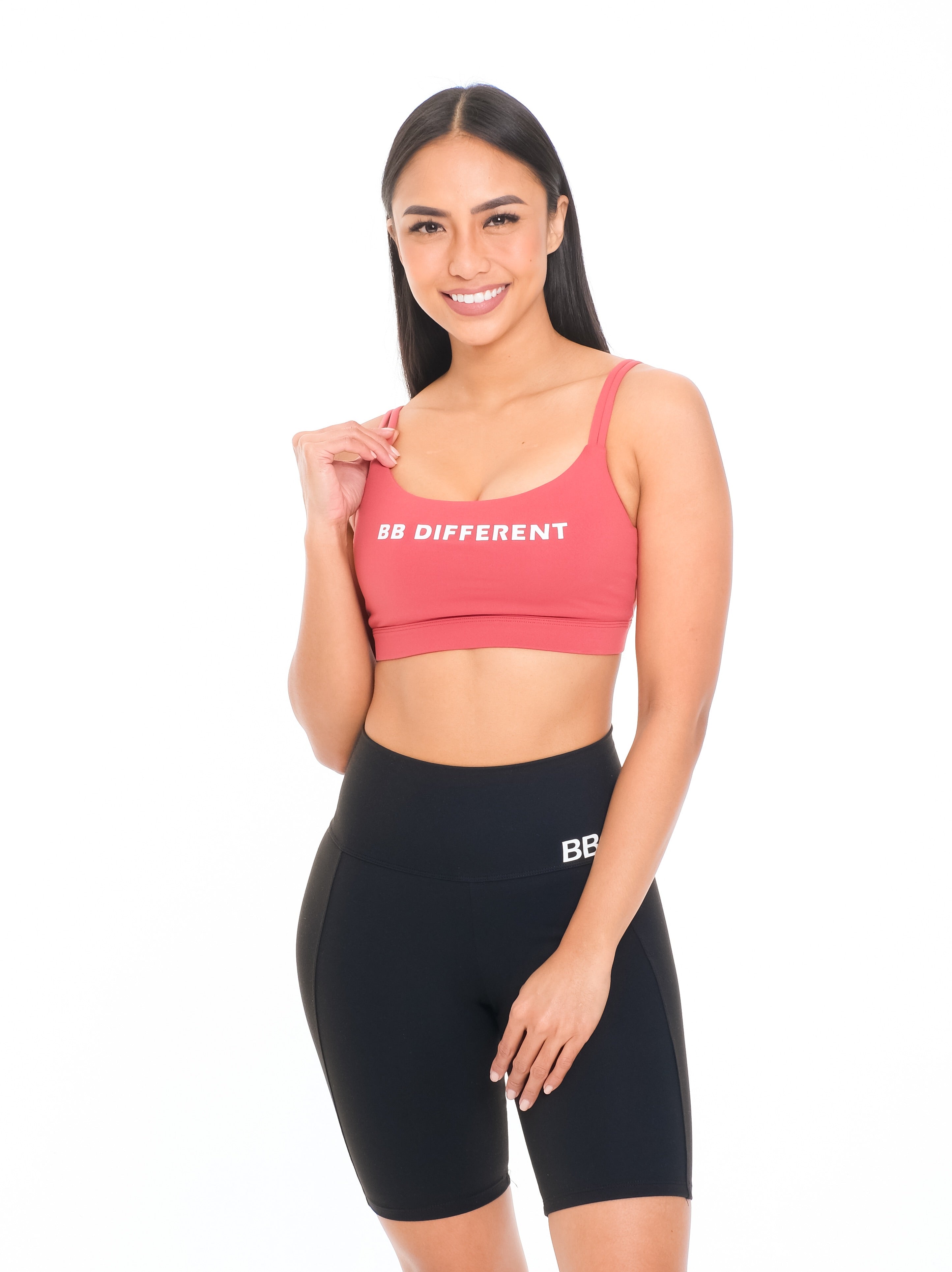 Be Different Sports Bra - Wine Red