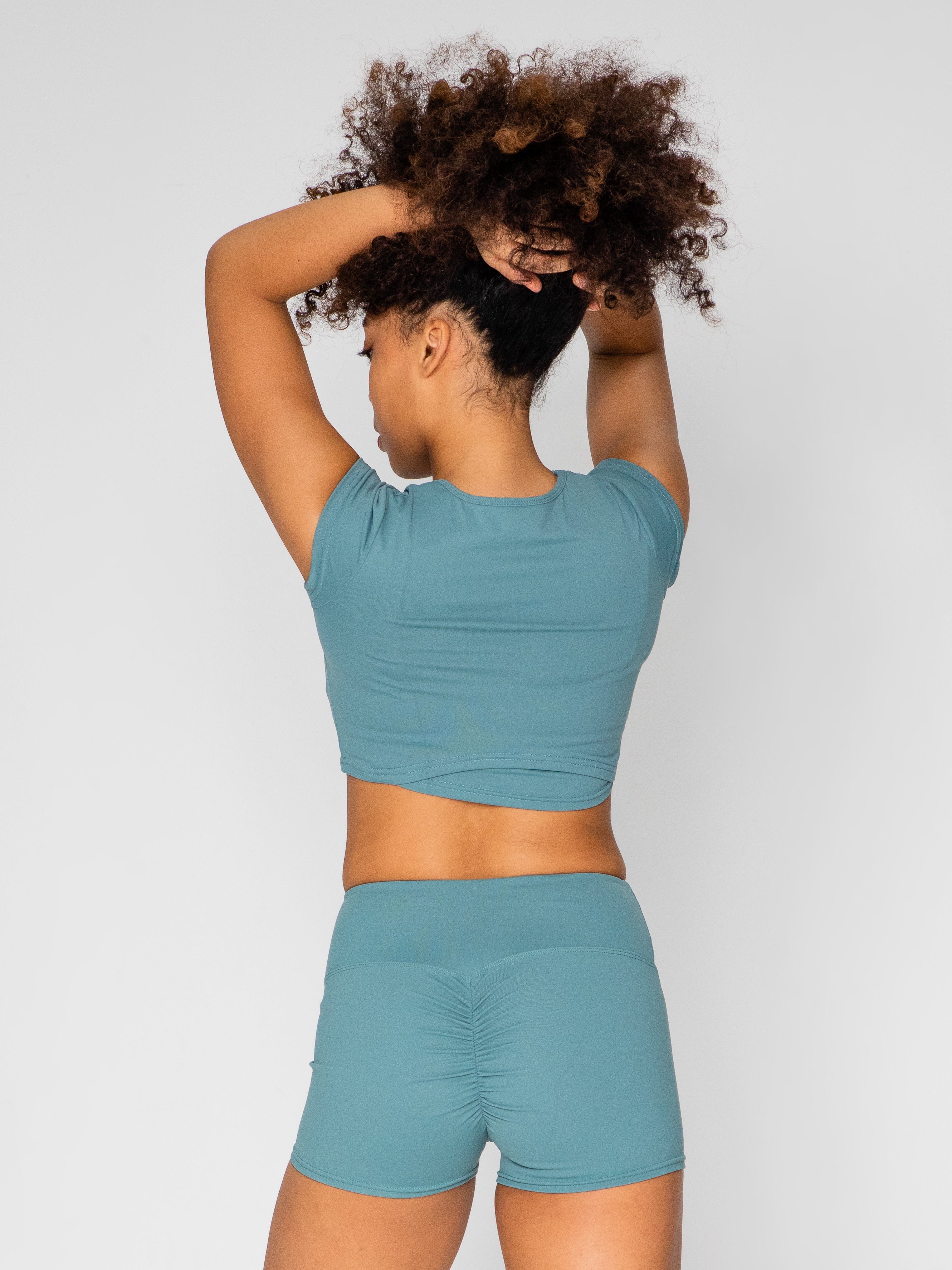 Captive Crop Top - Silver Mist
