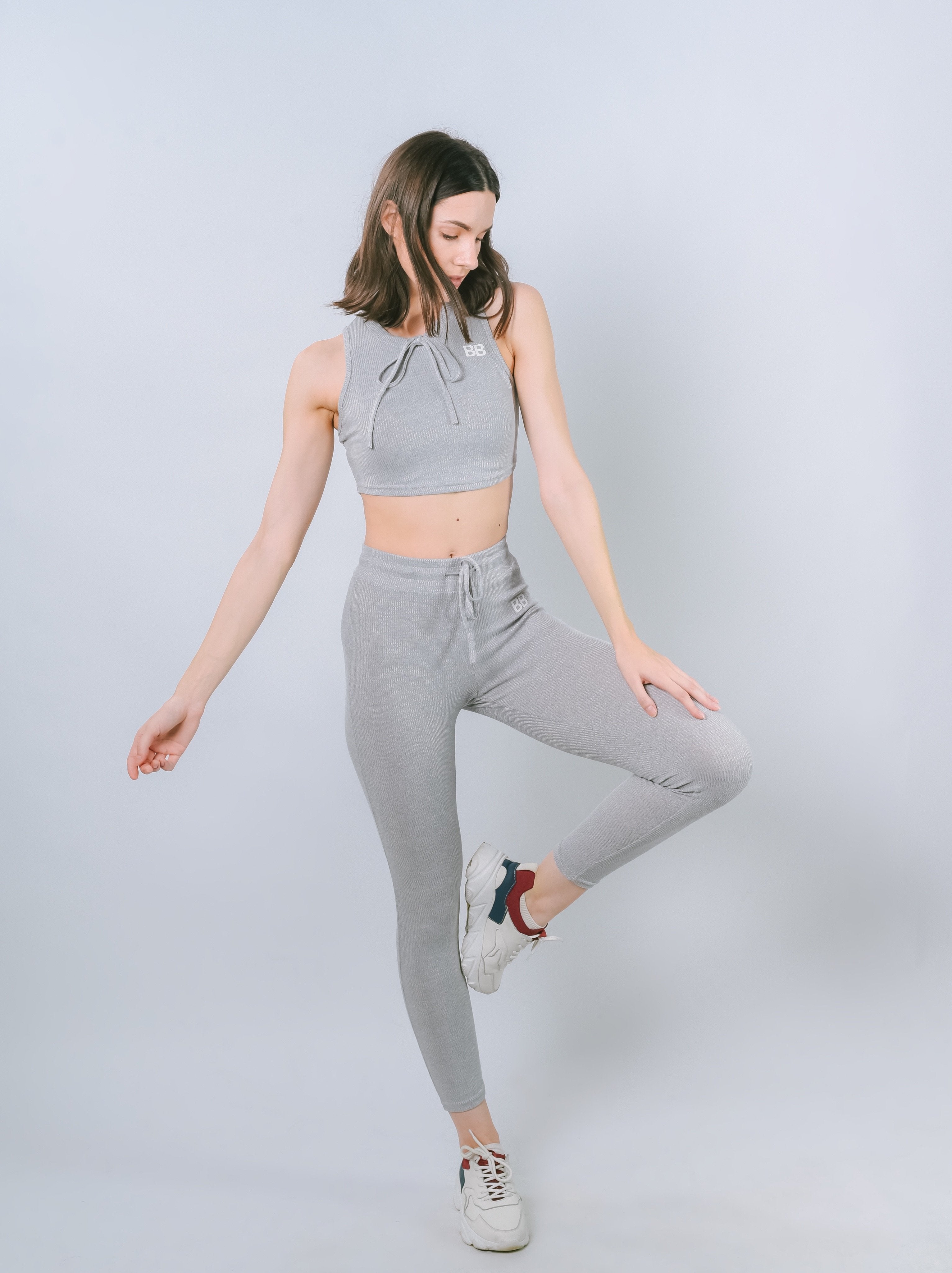 Airweave Crop Tank - Silver