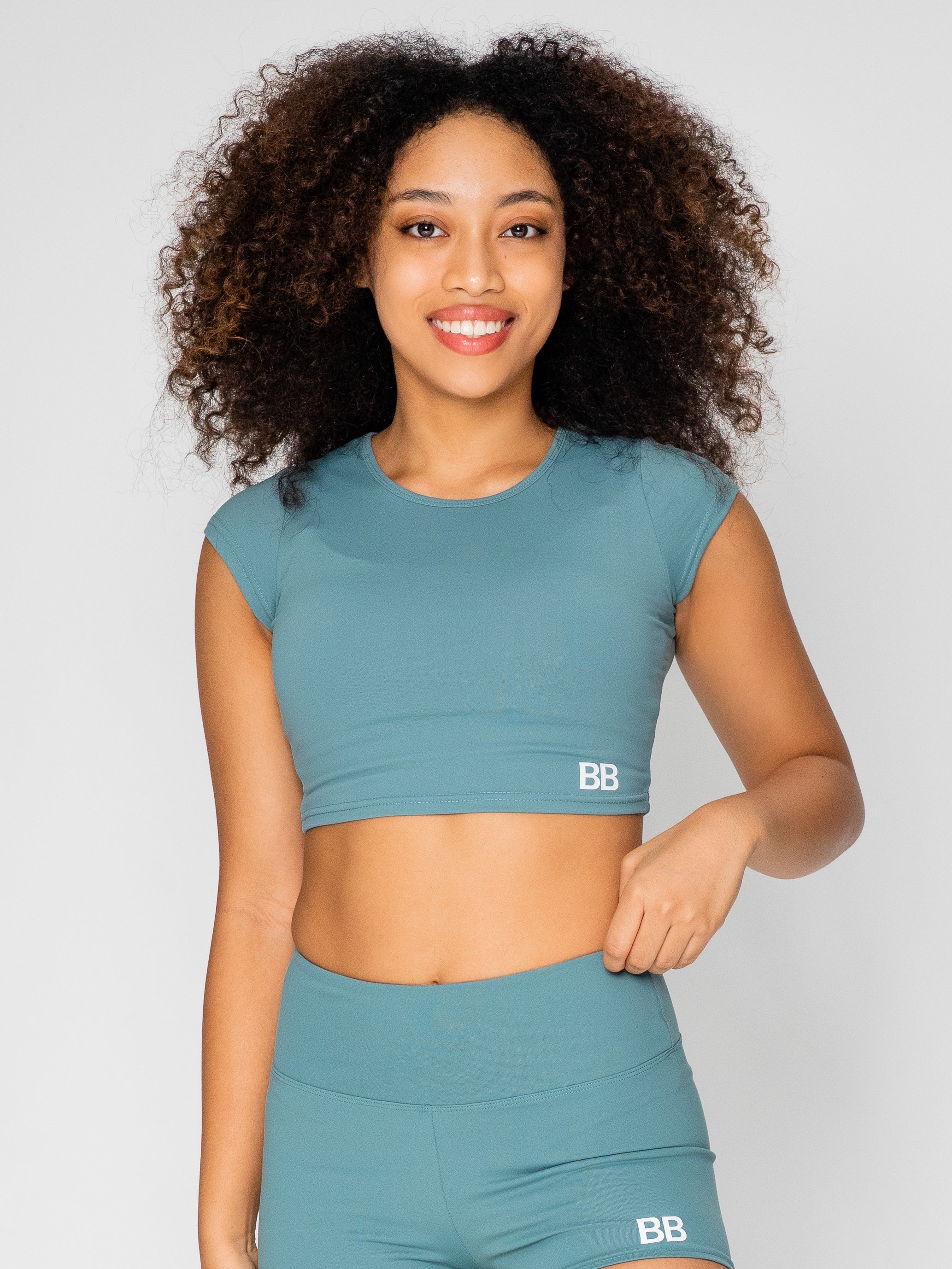 Captive Crop Top - Silver Mist