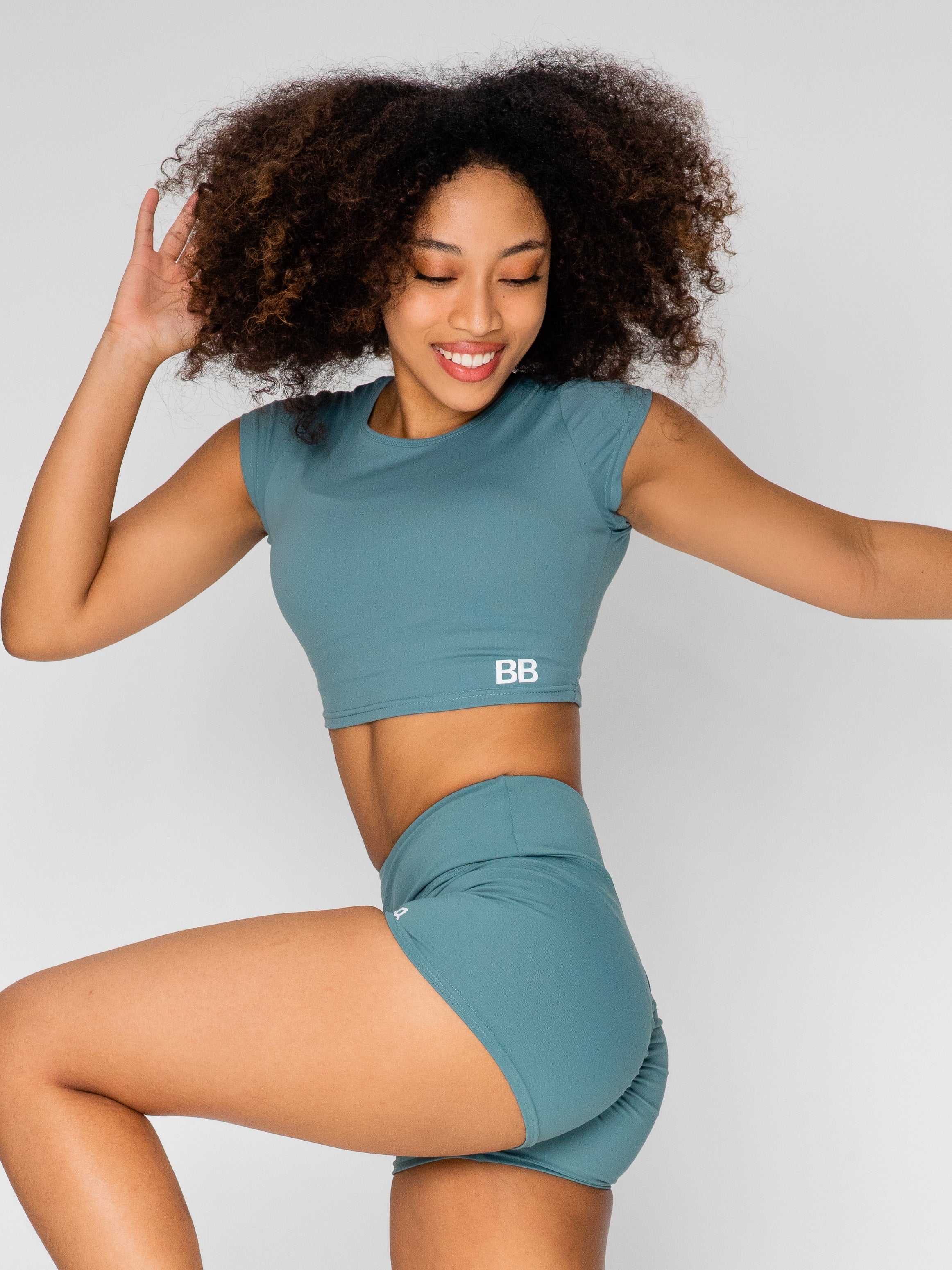 Captive Crop Top - Silver Mist
