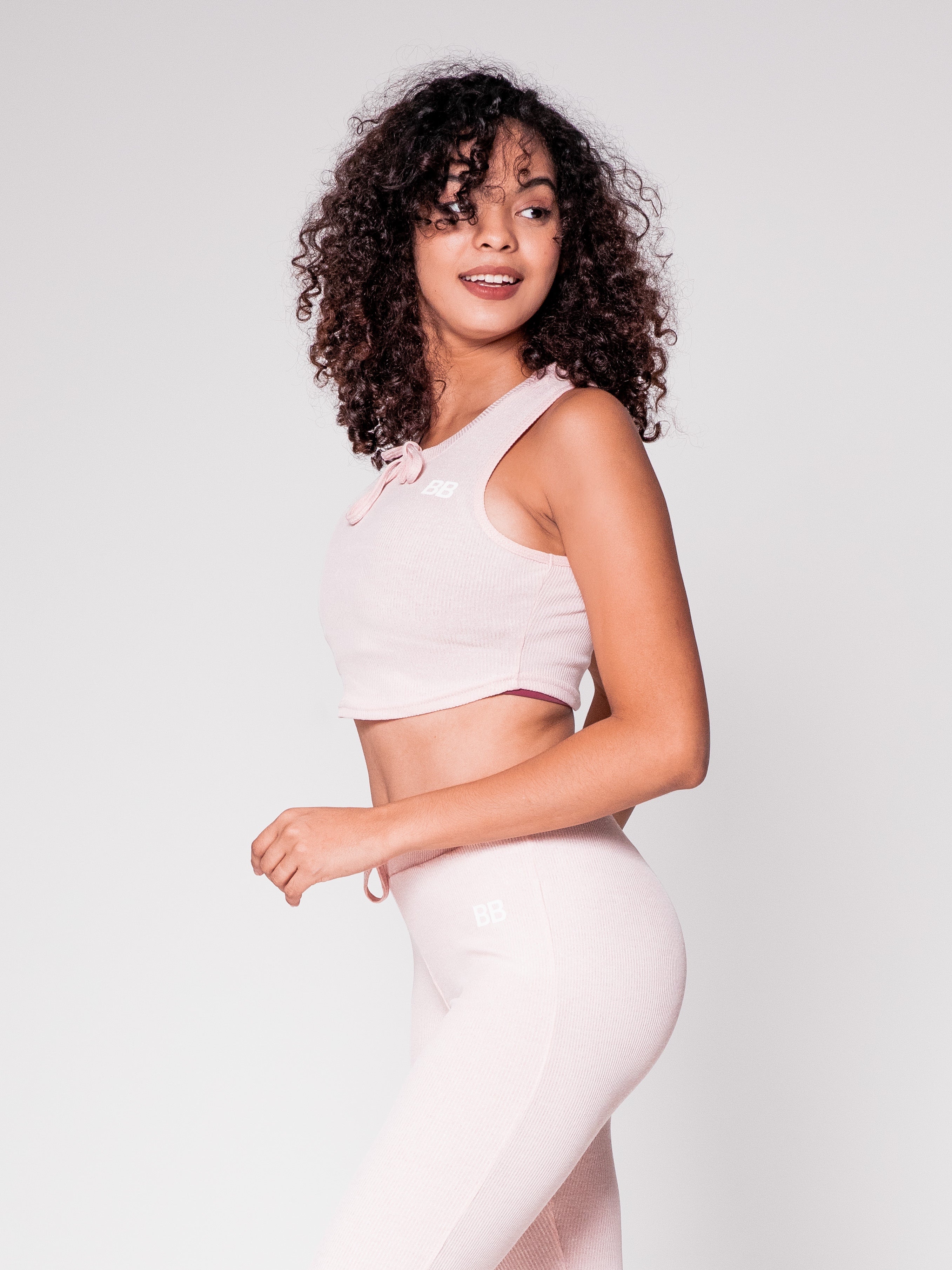 Airweave Crop Tank - Peach