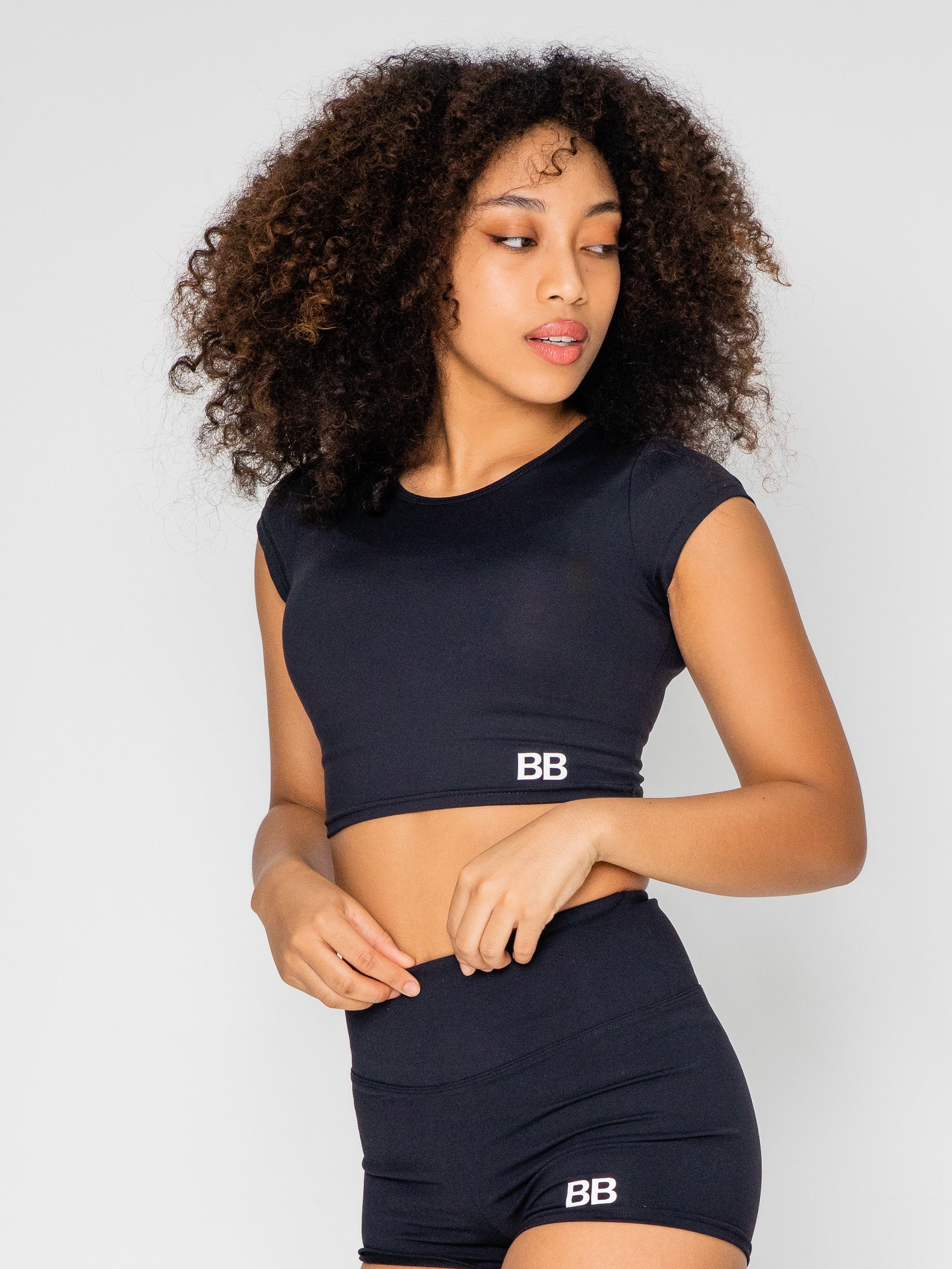 Captive Crop Top - Black