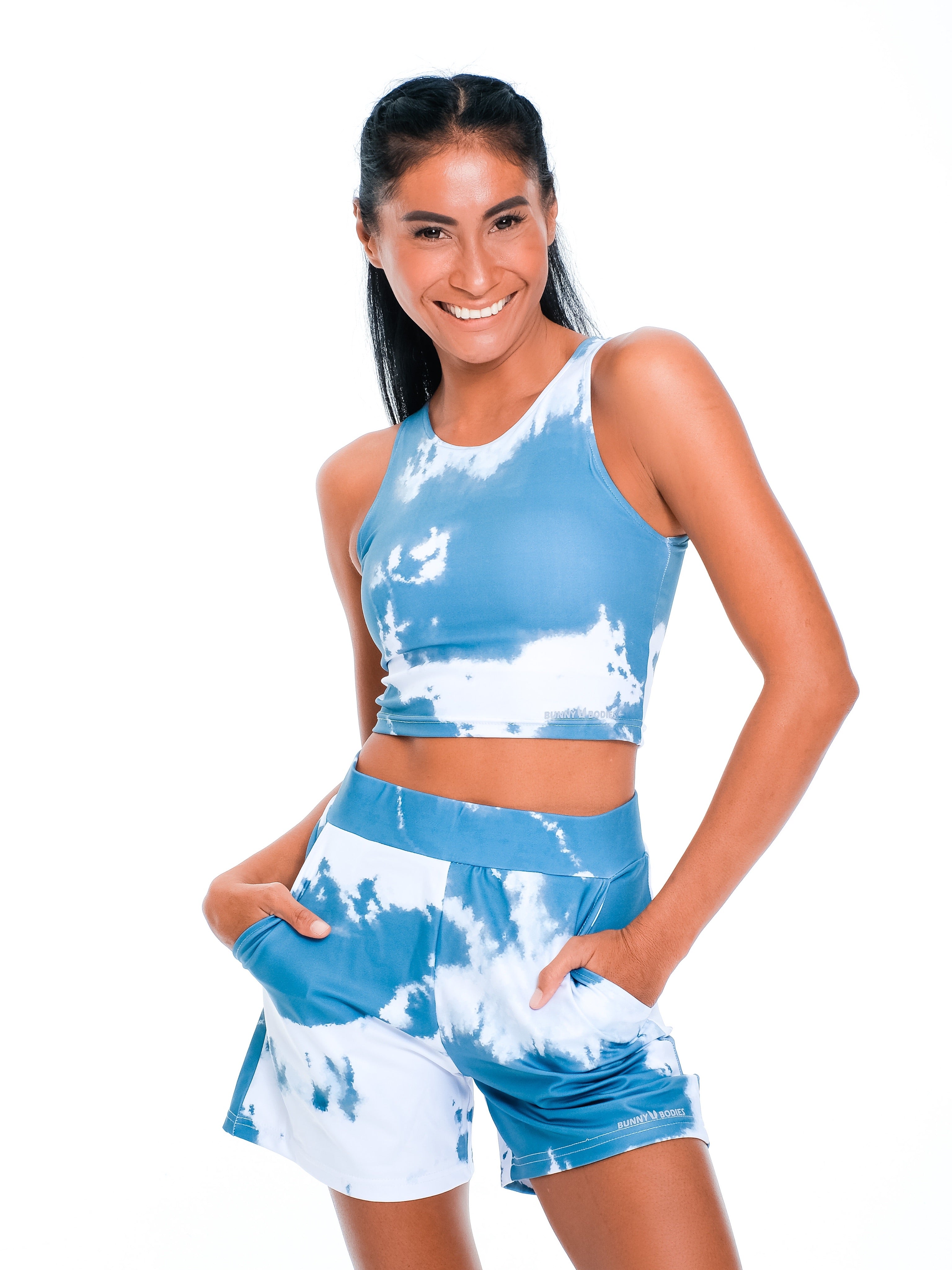 Fresco Sports Bra - Azure