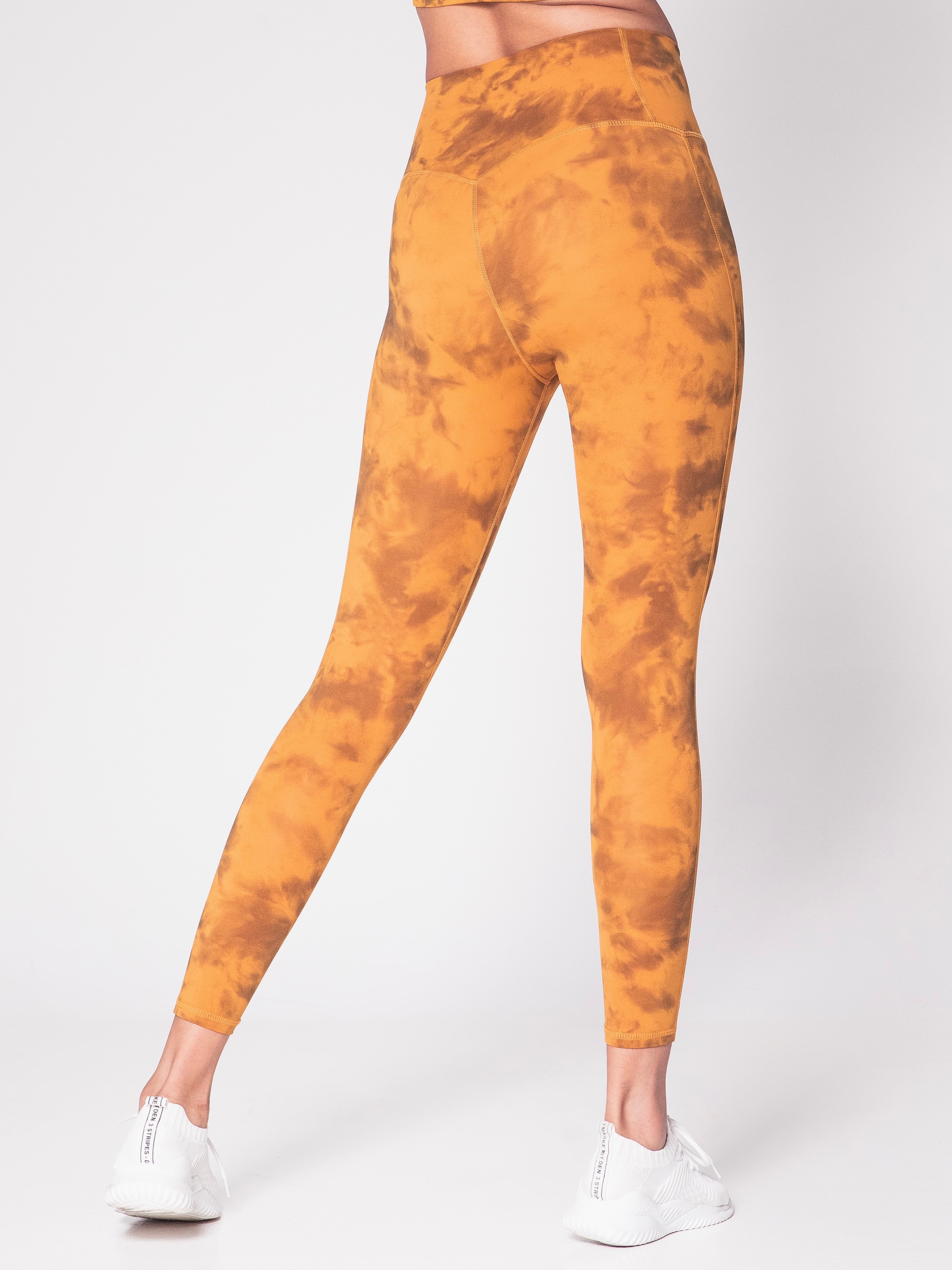 Tie Dyed Party II Tights - Gold