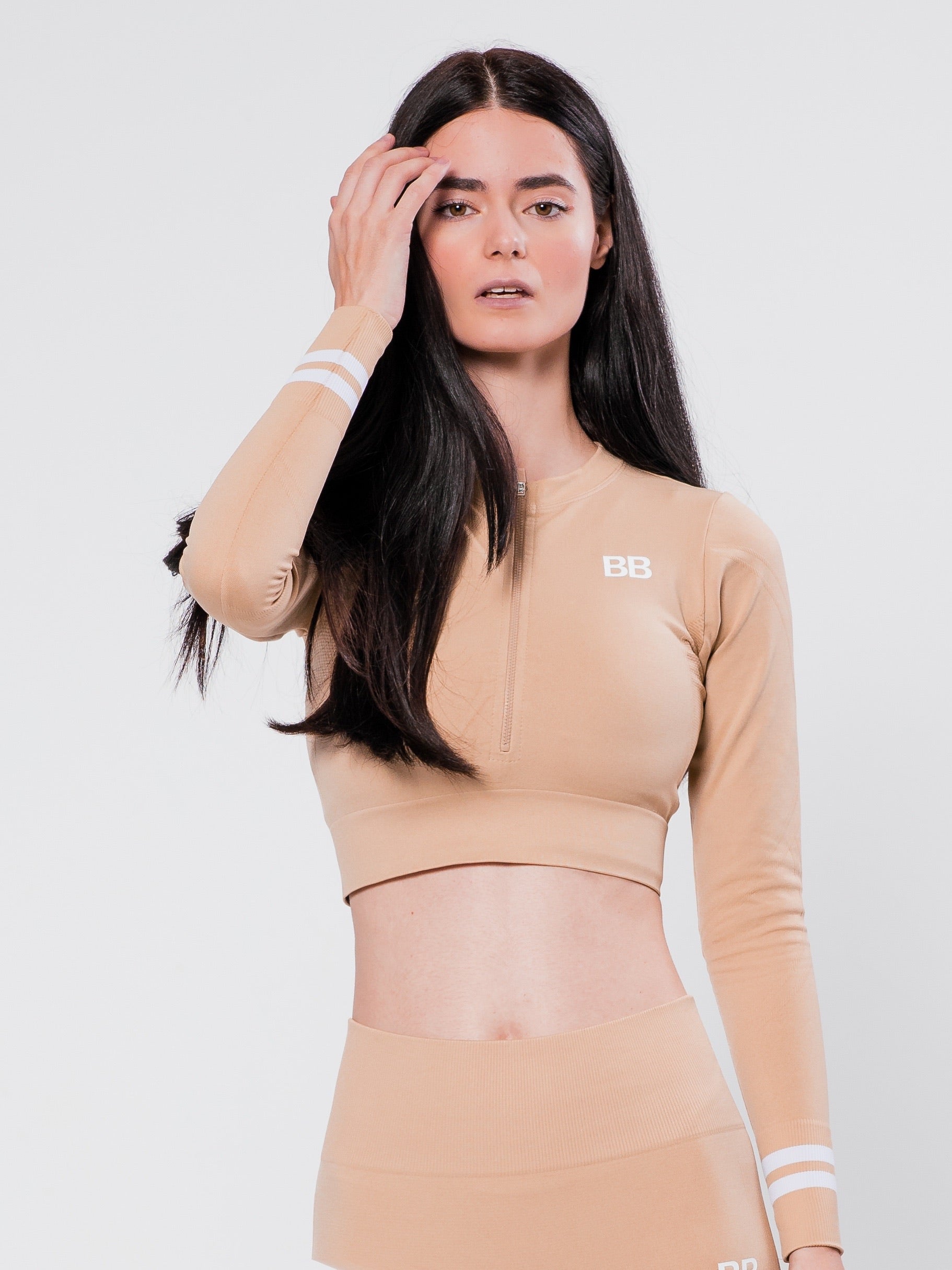 Preppy Jacket - Nude