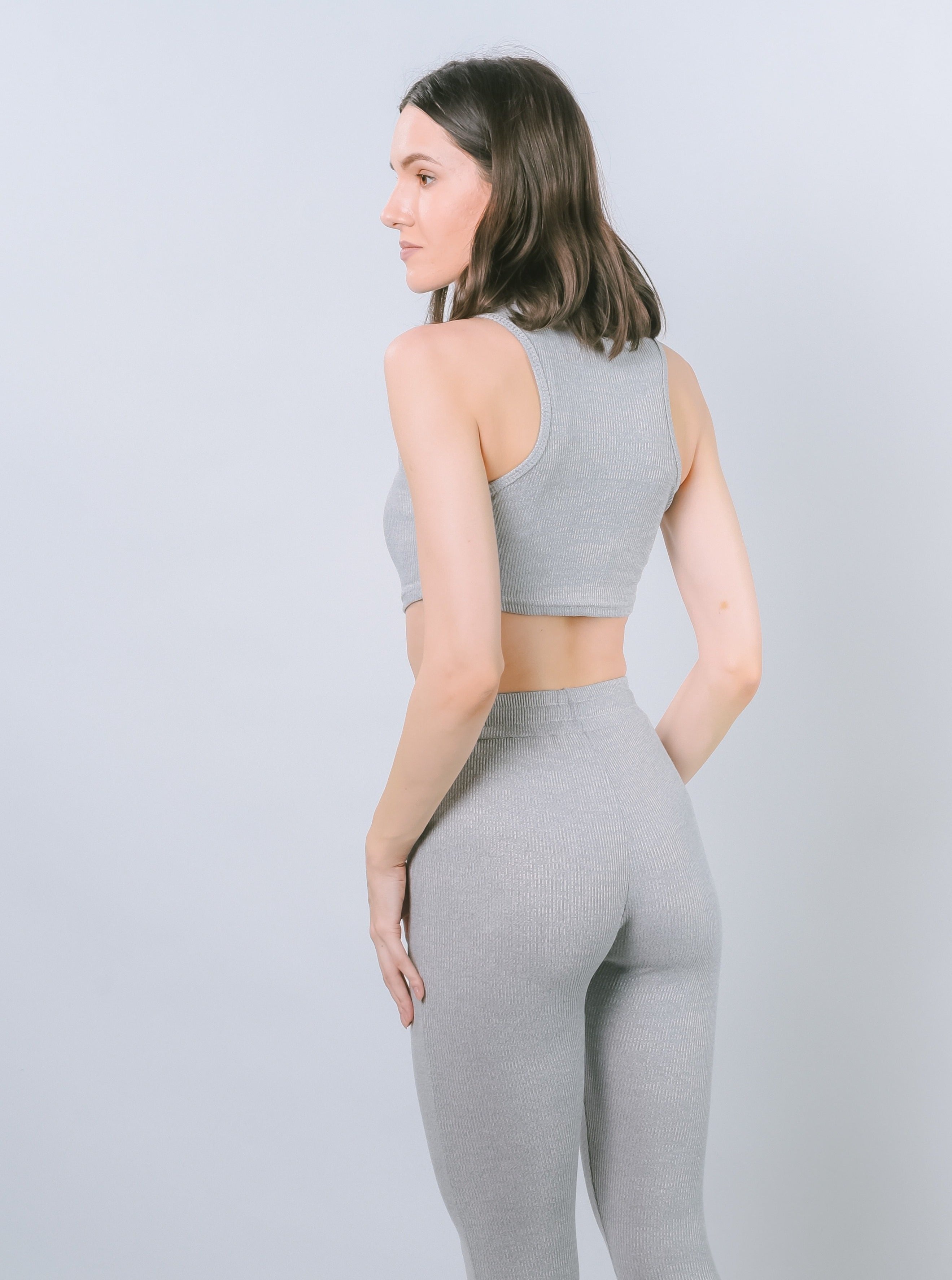 Airweave Crop Tank - Silver