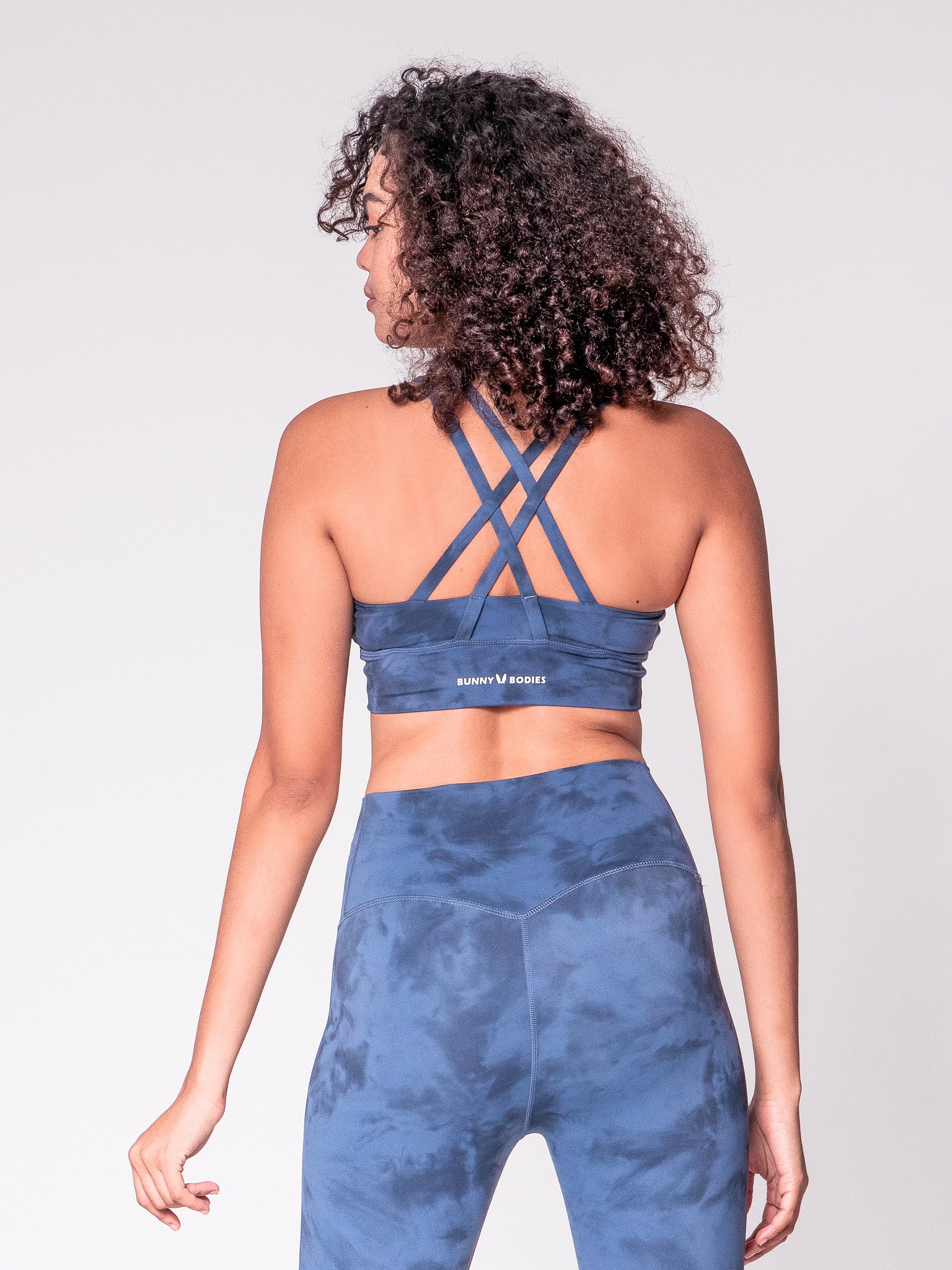 Tie Dyed Party II Sports Bra - Midnight