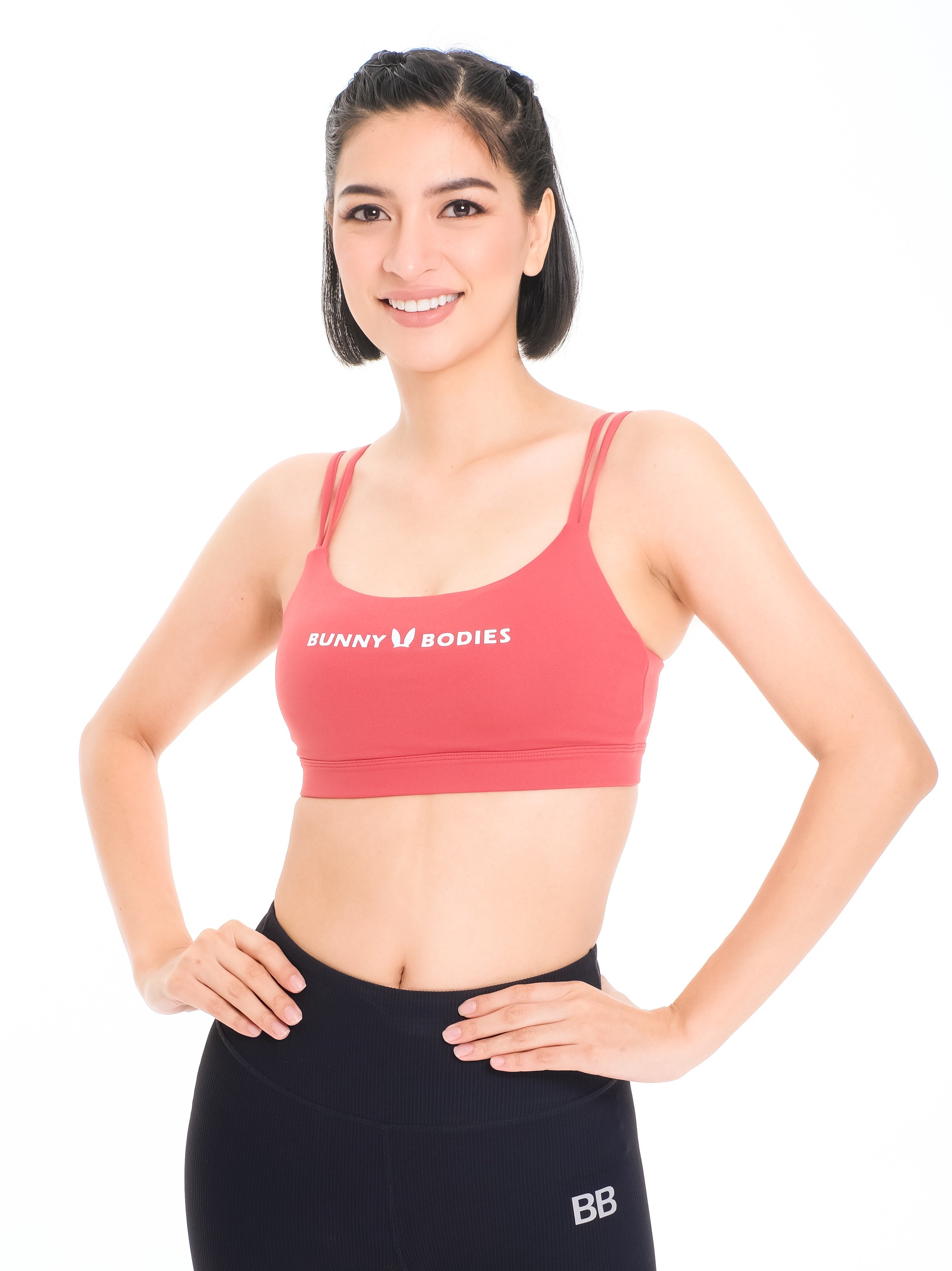 Bunny Bodies Sports Bra - Wine Red