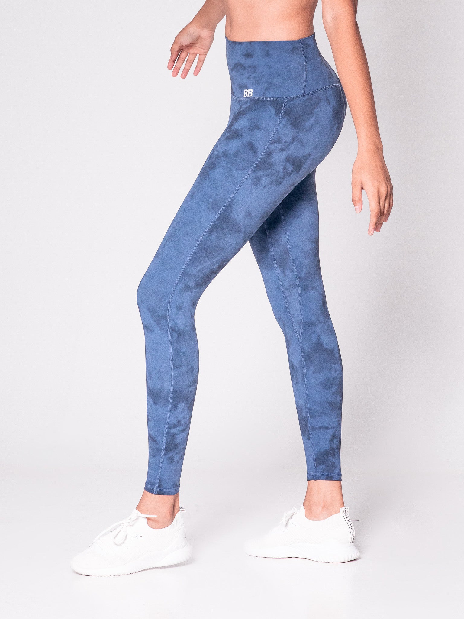 Tie Dyed Party II Tights - Midnight