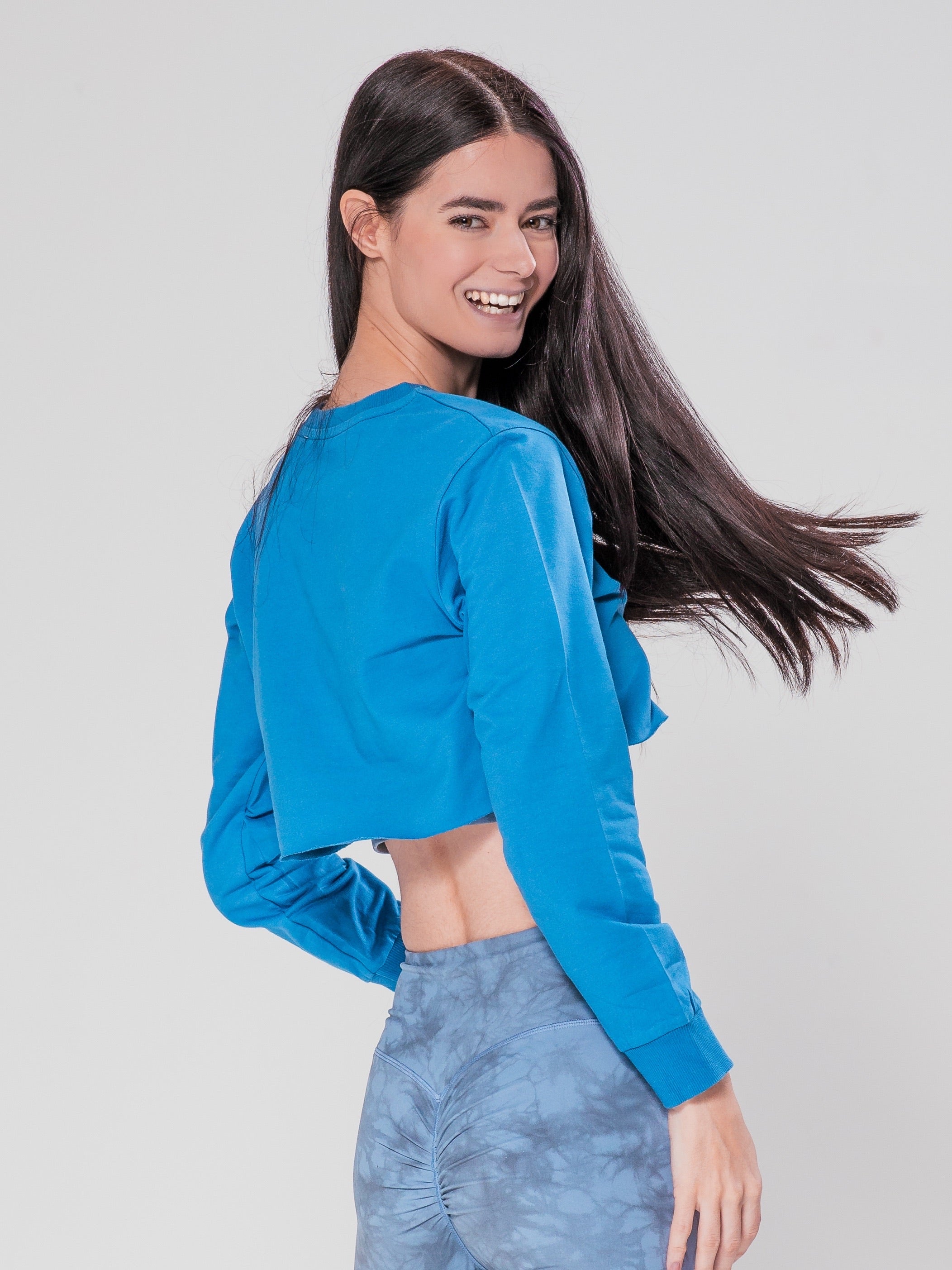 Bunny Bodies Vibin' Crop Sweater - Front Logo